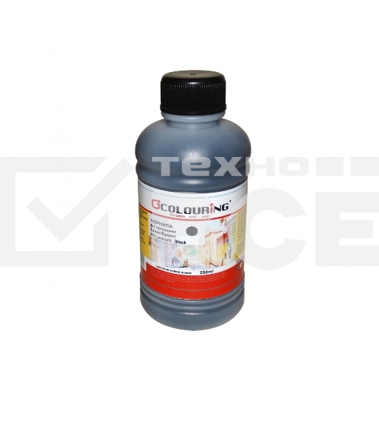 Чернила для Canon/Epson/HP/Lexmark черный 250 мл водн Colouring U