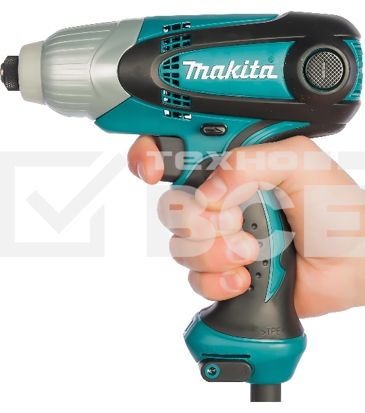 Дрель-шуруповерт Makita TD0101F, Сетевой, 230Вт, Ударный