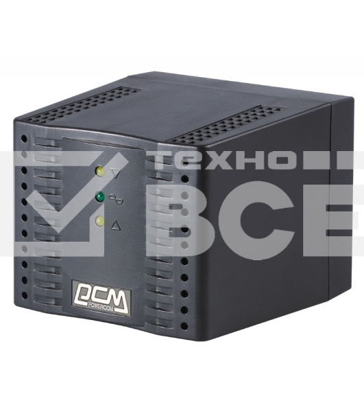 Стабилизатор напряжения Powercom TCA-2000 1000Вт 2000ВА черный