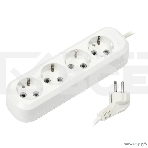 Удлинитель Smartbuy SBE-16-4-05-Z 4 гнезда 5 метра 16А/3,5 кВт с заземлением ПВС 3х1мм2, фото 1