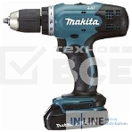 Дрель-шуруповерт Makita DDF453SYE Дрель ак {18В,2х1.5Ач Li-ion,БЗП-13мм,0-400\1300об\м,42\27Нм,1.8кг,чем}, фото2
