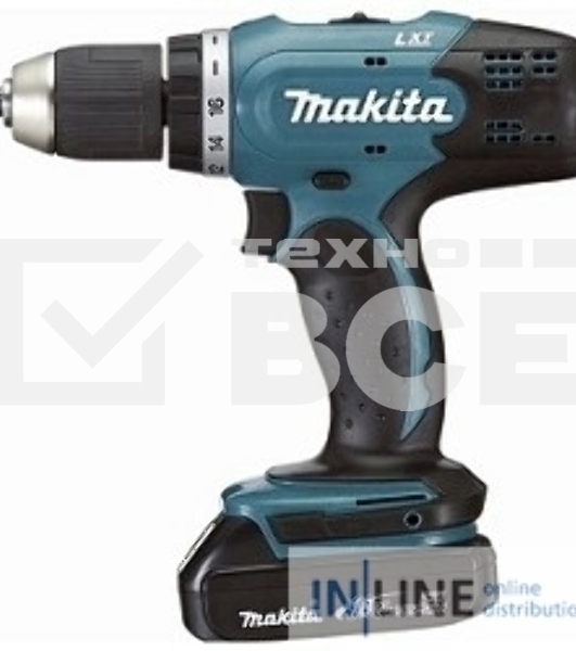Дрель-шуруповерт Makita DDF453SYE Дрель ак {18В,2х1.5Ач Li-ion,БЗП-13мм,0-400\1300об\м,42\27Нм,1.8кг,чем}