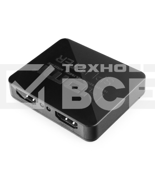 Разветвитель HDMI Cablexpert DSP-2PH4-03, HD19F/2x19F, 1 компьютер => 2 монитора, Full-HD, 3D, 1.4v