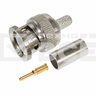 Разъем штекер BNC RG-6 обжим Rexant