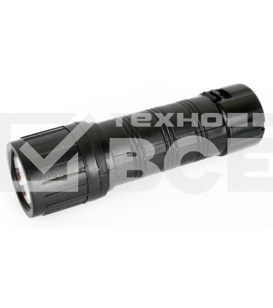 Фонарь 7102-ТН (черн. 1LED 1 реж 2XR03 ; блист-пакет) Ultraflash 11788