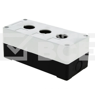 Корпус КП 103 3 кнопки белый EKF cpb-103-w