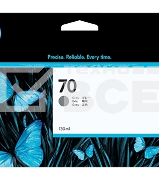 Картридж струйный HP №70 C9450A серый для HP DJ Z2100/Z3100 (130мл)