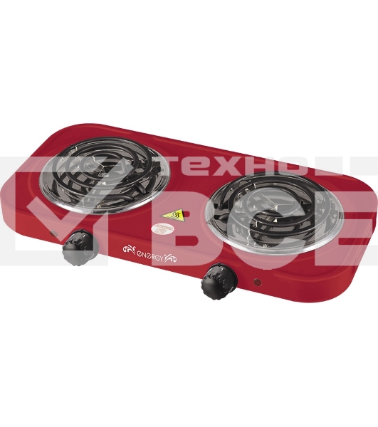 Плита настольная электрическая Energy EN-904R 1000+1000Вт Ф140мм