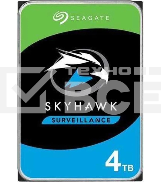Жесткий диск Seagate 4Tb 5400rpm SATA-III ST4000VX013 Video Skyhawk  256Mb 3.5