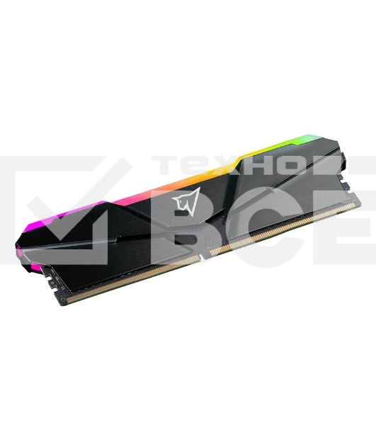 Оперативная память NETAC Shadow, DDR4, 16GB (2x8GB), 3600MHz, CL18, с радиаторами, RGB, серый