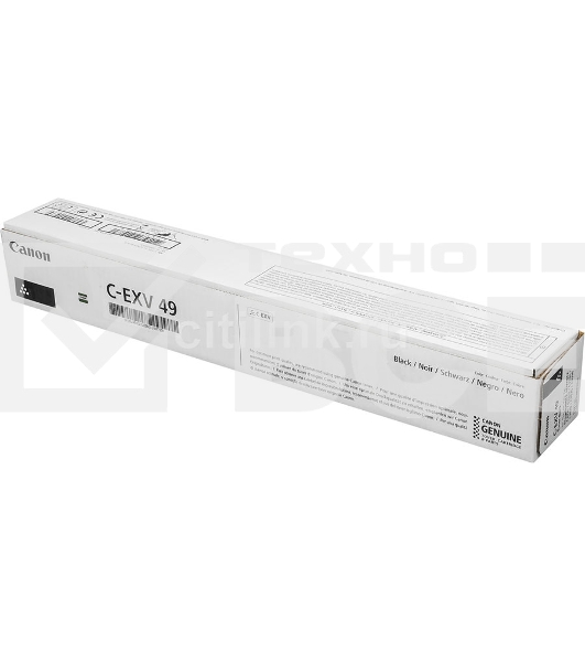 Картридж лазерный Canon C-EXV49BK (8524B002) черный (36 000 стр) для Canon imageRUNNER ADVANCE серий C3300, C3500, DX C3700, DX C3800
