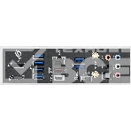 Материнская плата ASUS ROG STRIX B760-F GAMING WIFI, LGA 1700, Intel B760, 4xDDR5, 4xSATA, 3xM.2, 1xPCI-E 5.0 x16, 1xPCI-E 3.0 x4, 1xHDMI, 1xDP, 1x 2.5Gb LAN, 1xUSB-A 3.2 Gen 2, 6xUSB-A 3.2 Gen 1, 1xUSB-C 3.2 Gen 2x2, 5x3.5 мм, 7.1, Standard-ATX, фото4