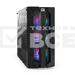 Компьютерный корпус Miditower ExeGate EVO-9205-NPX500 (ATX, БП 500NPX с вент. 12 см, с окном, 1*USB+1*USB3.0, аудио, 3 вент. 12см с RGB подсветкой), фото2