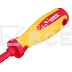 Отвертка Matrix Insulated, SL4,0 x 100 мм, CrMo, до 1000 В, двухкомп.рукоятка, фото4