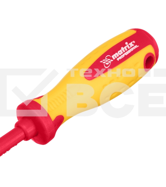 Отвертка Matrix Insulated, SL4,0 x 100 мм, CrMo, до 1000 В, двухкомп.рукоятка