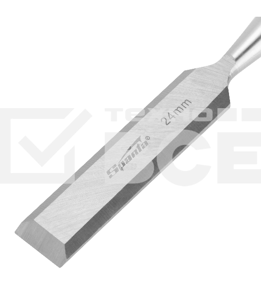 Стамеска Sparta 24 мм, плоская, пластиковая рукоятка