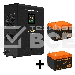 Комплект ИБП EX296001RUS + батарея 26Aч EX285663RUS 2шт (инвертор, синус, для котла, настенный) ExeGate FineSine SX-2000.LCD.AVR.2SH <2000VA/1400W, чистая синусоида, цветной LCD-дисплей, AVR, 2*Schuko, линейно-интерактивный, крепление настенное/универсаль, фото2