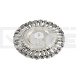 Щетка для УШМ, 150 мм, М14, Плоская, крученая проволока 0,35 мм Matrix, фото3