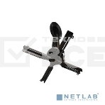 Крепеж Wize Pro PR18A черный потолочный комплект Wize PR18A состоящий из крепления+штанги 30-46 см +площадки к потолку для проектора, наклон +/- 25°, поворот +/- 6°, вращение 360°, до 23 кг, фото 1