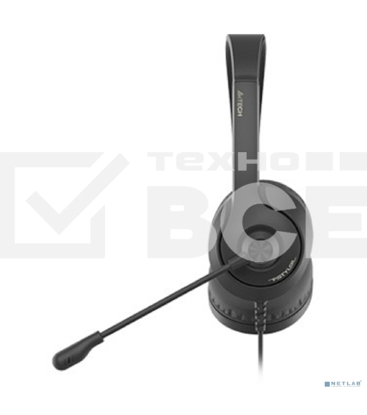 Наушники с микрофоном A4Tech Fstyler FH100 черный 2м