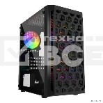 Компьютерный корпус Powercase Mistral Micro T3B, Tempered Glass, Mesh, 2x 140мм + 1х 120мм 5-color fan, черный, mATX (CMIMTb-L3), фото 1