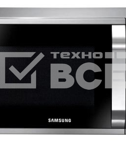 Микроволновая печь Samsung MS23F302TAS серебристый 23л 800Вт  кнопки, поворотный механизм