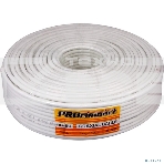 Кабель коаксиальный PROconnect RG-6U+Cu, 75 Ом, Cu/Al/Cu, 48%, бухта 100 м, белый, фото3