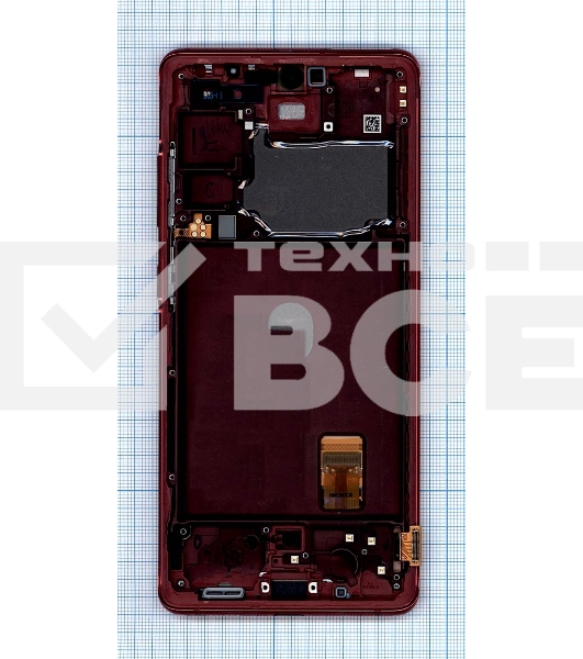 Дисплей для Samsung Galaxy S20 FE SM-G780F красный