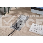 Розетка Cactus CS-SOCKET-USBA-WLESS для столешницы серебристый, фото6