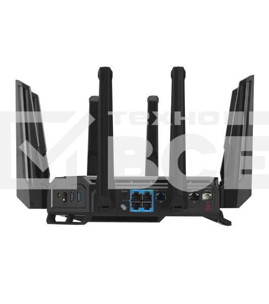 Маршрутизатор ASUS GT-BE19000, черный/красный, 90IG0850-MO9A0V