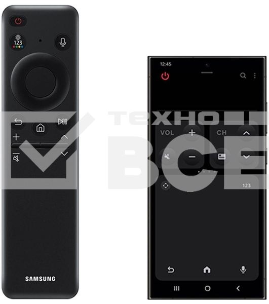 Телевизор Samsung 55' QE55Q7FAAUXRU черный QLED 4K UHD 100Hz Smart TV