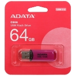 Флешка USB ADATA Classic C906 (AC906-64G-RBK), 64Gb, USB 2.0, R/W 15/5, черный/синий, фото5