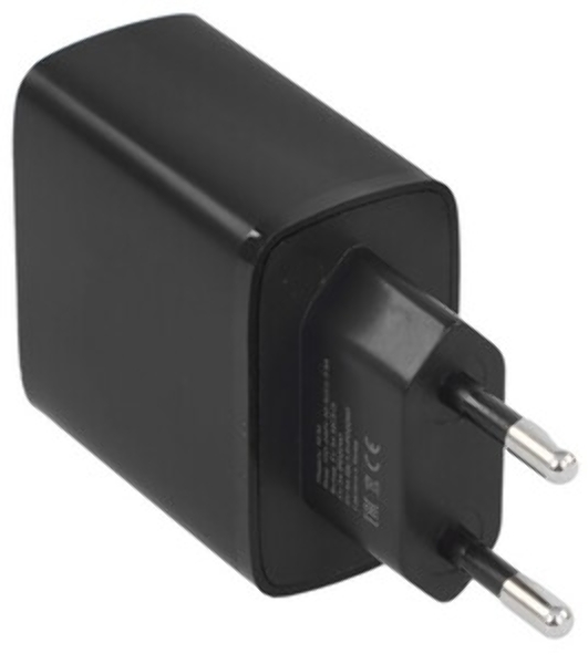 Сетевое зарядное устройство MORE CHOICE NC61a черный - 1USB+1USB-C 3.0A PD 20W+QC3.0 быстрая зарядка для Type-C