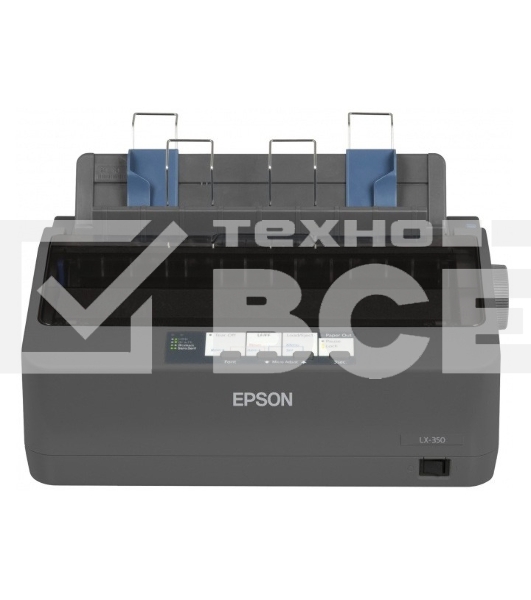 Принтер матричный Epson LX-350 (C11CC24031/C11CC24032), (А4, 357 cps (12 cpi), USB, LPT, COM)