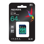 Флеш карта SD ADATA 64Gb ADATA Premier Pro SDXC Class 10 UHS-I U3 V30S 95/60 MB/s, фото2