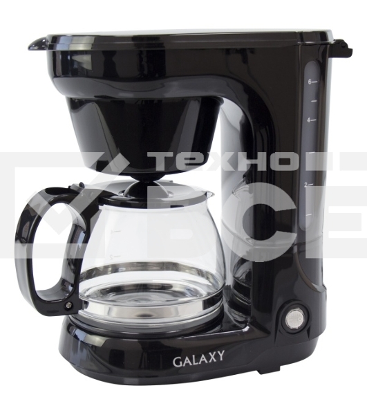 Кофеварка капельная Galaxy Line GL 0701 черный, исп. кофе - молотый, 0,75 л , 700 Вт.