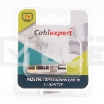 Разъем Cablexpert TVPL-05, TV (папа) позолоченный, латунь OD8.5, блистер, фото 1