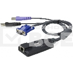 Модуль удлинителя, SVGA+KBD+MOUSE USB 2.0+AUDIO,50 метр., для подкл. комплекта перключат. KN2124v/KN2140v/KN4124v/KN4140v, макс.разреш. 1600х1200, RJ45+HD-DB15+USB A-тип+2xMINI JACK, Female+4xMale, без Б.П.,(Virtual Media DDC2B) USB Virtual Media KVM Adap, фото 1