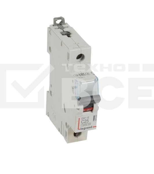Выключатель автоматический DX3-E C25 1П 6000/6kA Авт.выкл.DX3-E C25 1П 6000/6kA