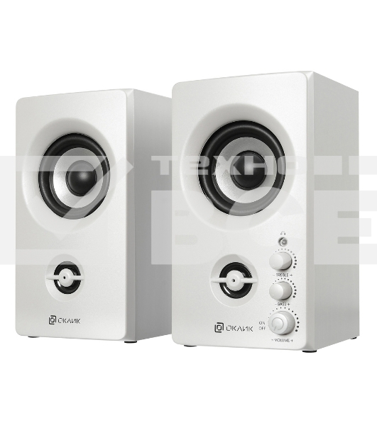 Колонки Oklick OK-164 2.0 белый 30Вт