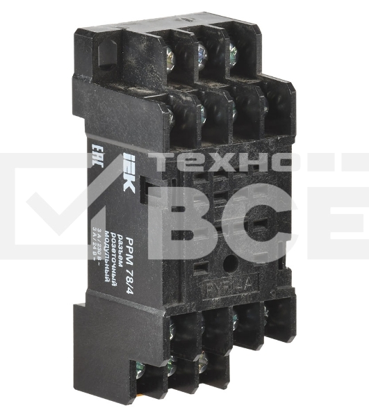Разъем РРМ78/4(PYF14A) для РЭК78/4(MY4) модульный RRP20D-RRM-4 IEK