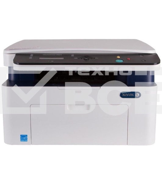 МФУ лазерный Xerox WorkCentre 3025BI (WC3025BI#), A4, ч/б, печ. до 20 стр/мин., скан. до 17 стр/мин. (ч/б) 4 стр/мин. (цвет), 1200 x 1200 dpi (печать) 600 x 600 dpi (скан.), Wi-Fi, USB, Air Print