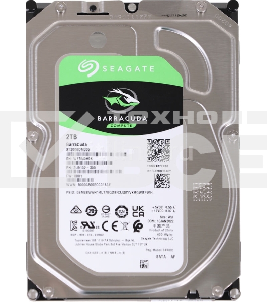 Жесткий диск Seagate 2Tb 5400rpm SATA-III  ST2000DM005 Desktop Barracuda  256Mb 3.5
