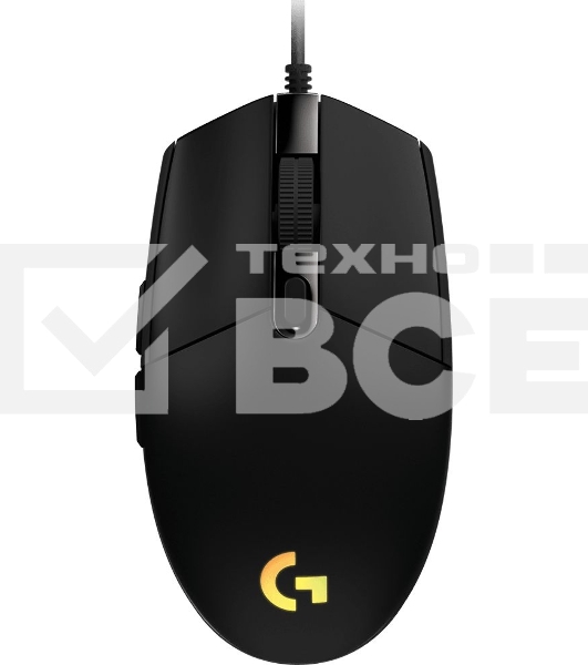 Мышь проводная Logitech G102 LIGHTSYNC черный, 8000 dpi, USB, кнопки - 6