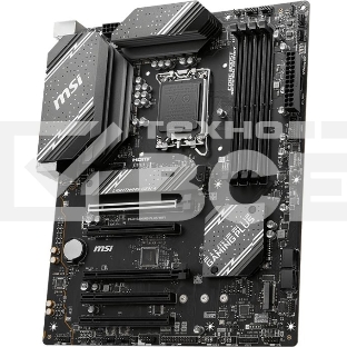 Материнская плата MSI B760 GAMING PLUS WIFI, LGA 1700, Intel B760, 4xDDR5, 4xSATA, 2xM.2, 1xPCI-E 4.0 x16, 3xPCI-E 3.0 x1, 1xDP, 1xHDMI, 1x 2.5Gb LAN, 2xUSB-A 3.2 Gen 2, 4xUSB 2.0, 5x3.5 мм, 7.1, Standard-ATX