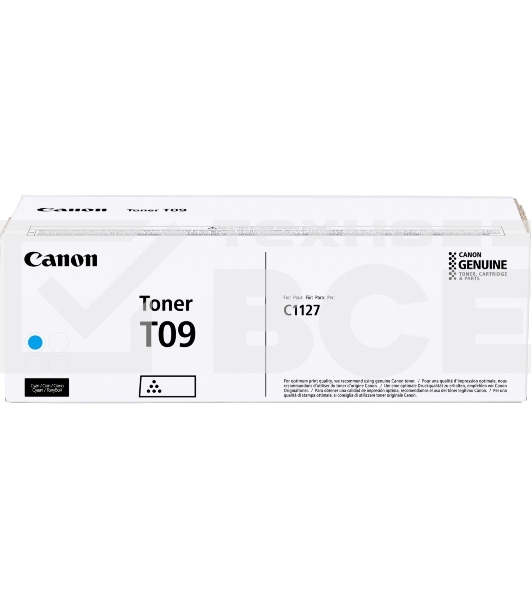 Тонер Canon T09 CY 3019C006 голубой туба для копира i-SENSYS X C1127iF, C1127i, C1127P