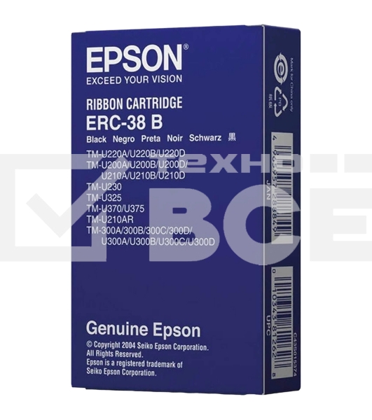 Картридж матричный Epson C43S015374 матовый черный (3 000 000 знаков) для TM-U210/U220/U230/U300/U375