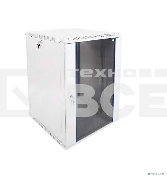 Шкаф телеком. настенный разборный 18U (600х650) дверь стекло (ШРН-Э-18.650) (1 коробка)