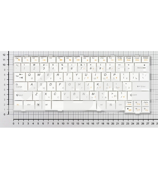 Клавиатура для ноутбука Lenovo IdeaPad S12 белый