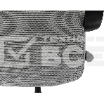 Кресло руководителя Бюрократ Wise серый, сетка/ткань, с подголов. крестов. пластик, фото7